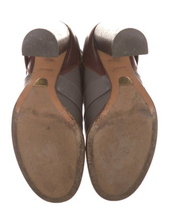 Chloé Leather Lace-Up Boots