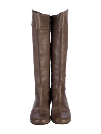 Chloé Leather Riding Boots