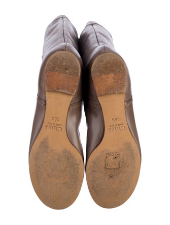 Chloé Leather Riding Boots