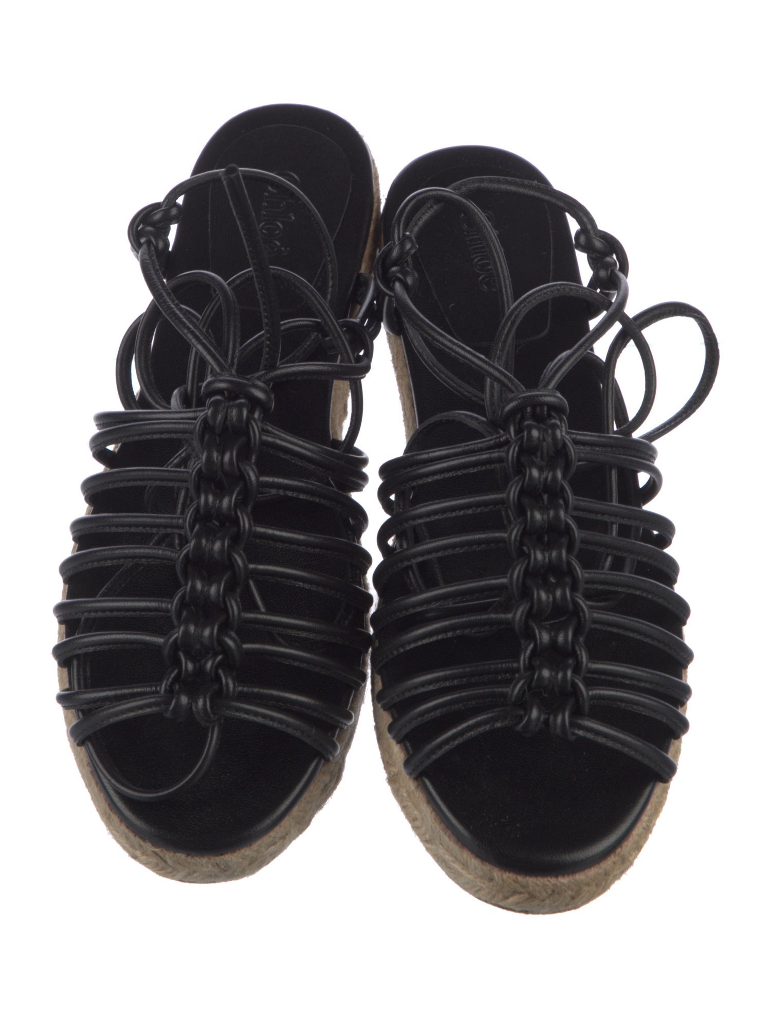 Chloé Leather Gladiator Sandals