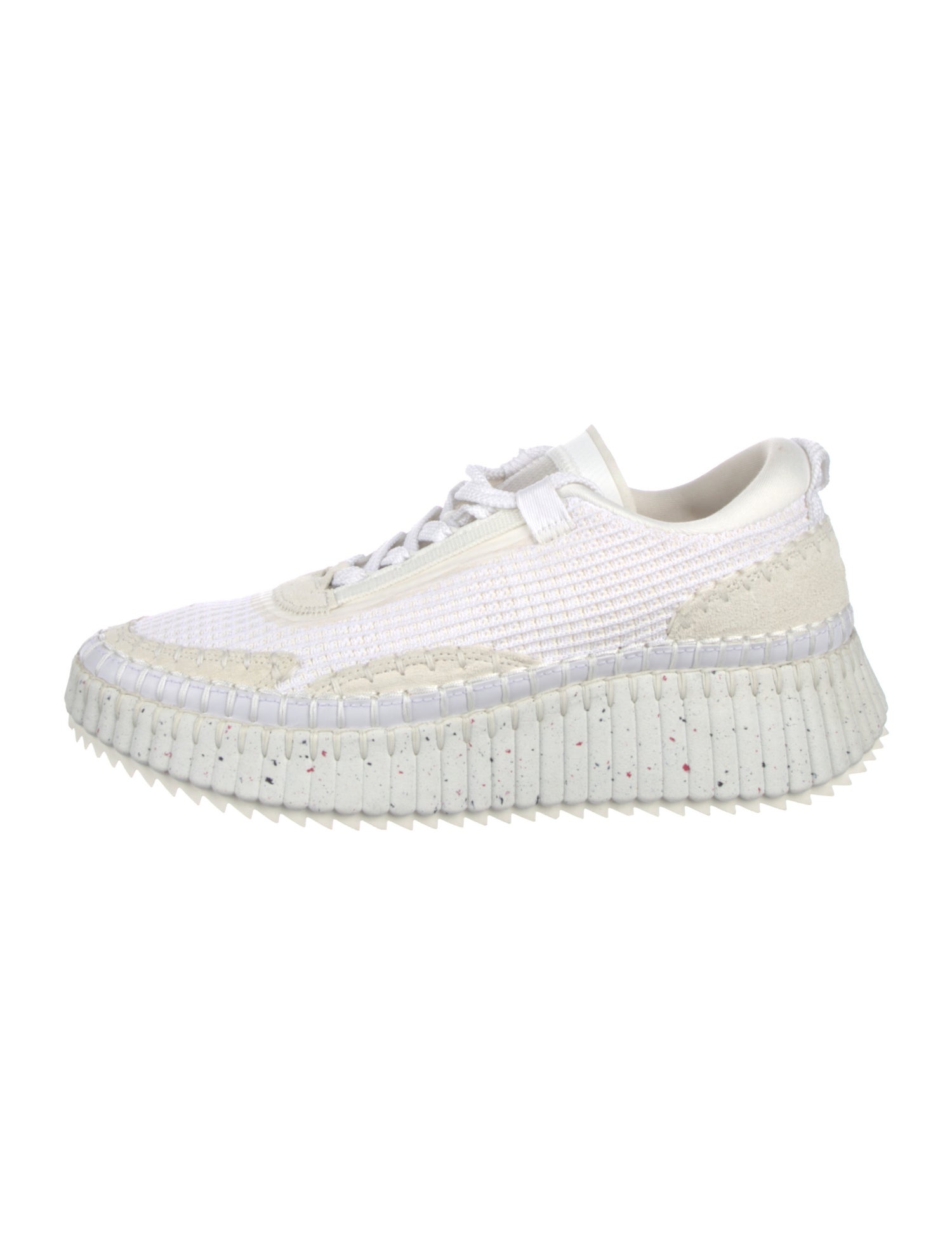 Chloé Whipstitch Trim Sneakers