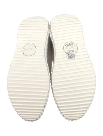 Chloé Whipstitch Trim Sneakers