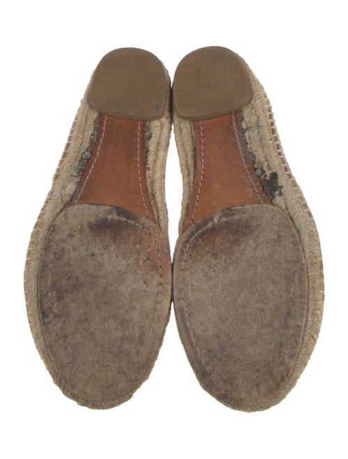 Chloé Suede Scalloped Accent Espadrilles