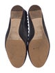 Chloé Leather Scalloped Accent Ballet Flats