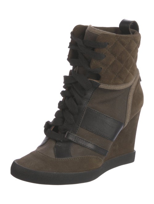 Chloé Suede Lace-Up Boots