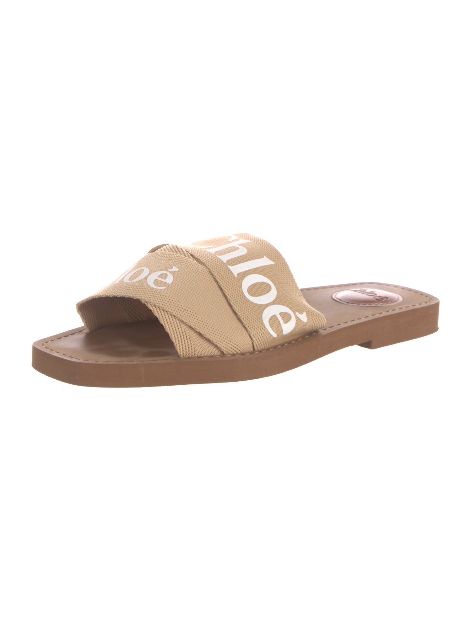 Chloé Canvas Printed Slides