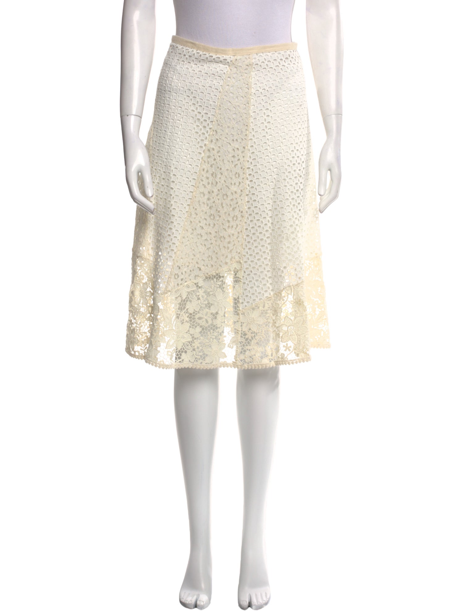 See by Chloé Lace Knee-Length Skirt