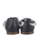 Chloé Leather Scalloped Accent Ballet Flats