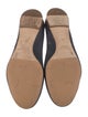 Chloé Leather Scalloped Accent Ballet Flats