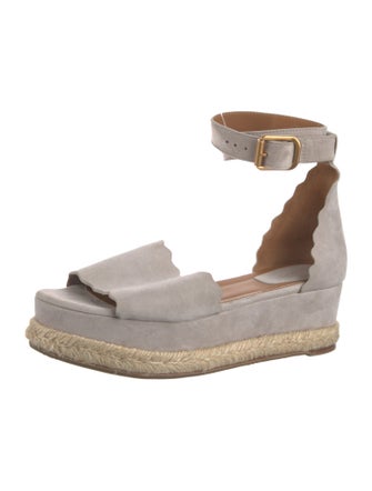 Chloé Suede Espadrilles