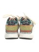 Chloé Patterned Mesh Accents Sneakers