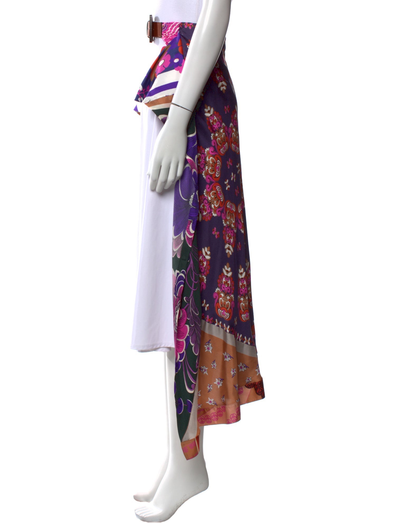 Chloé Silk Midi Length Skirt w/ Tags