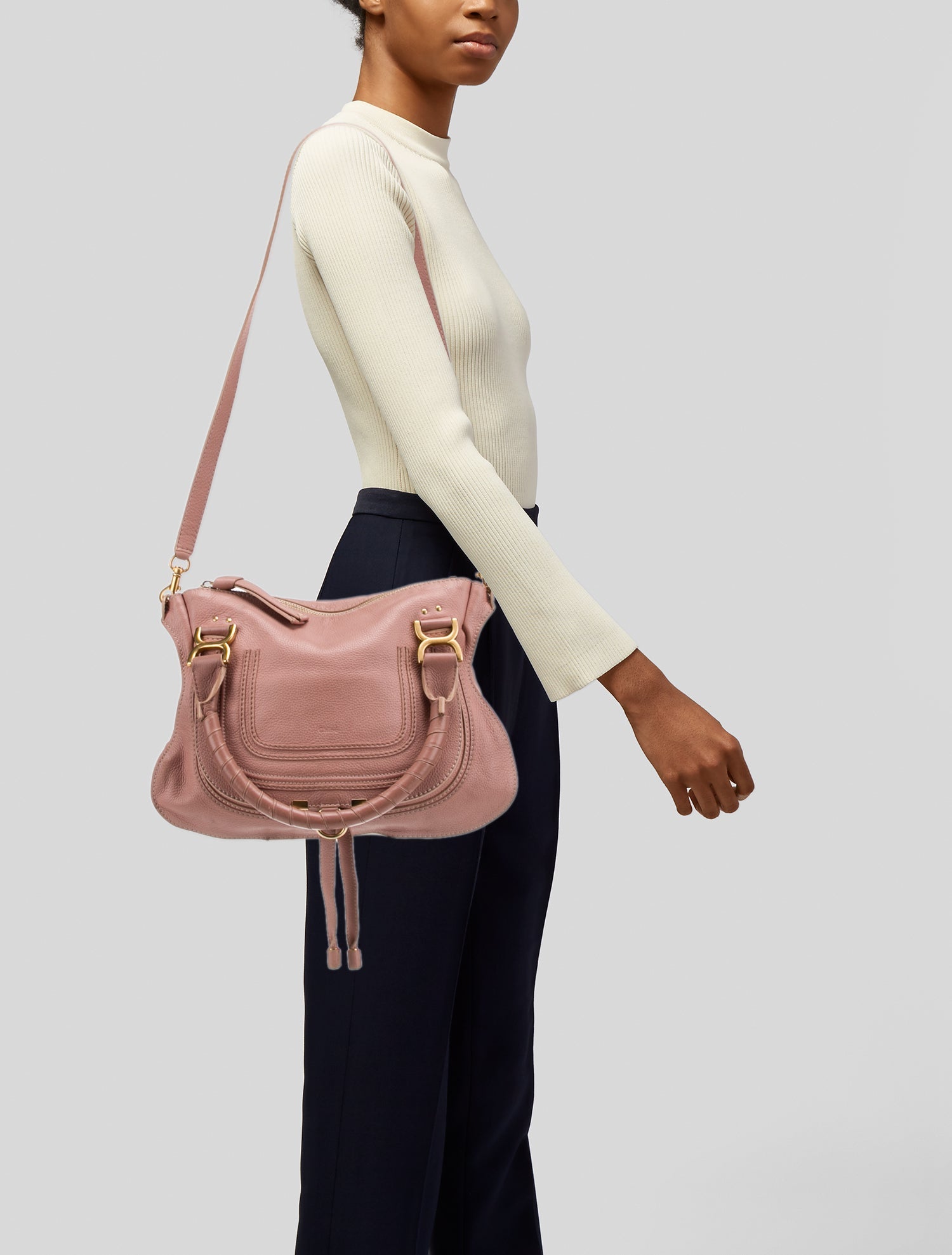 Chloé Leather Top Handle Bag