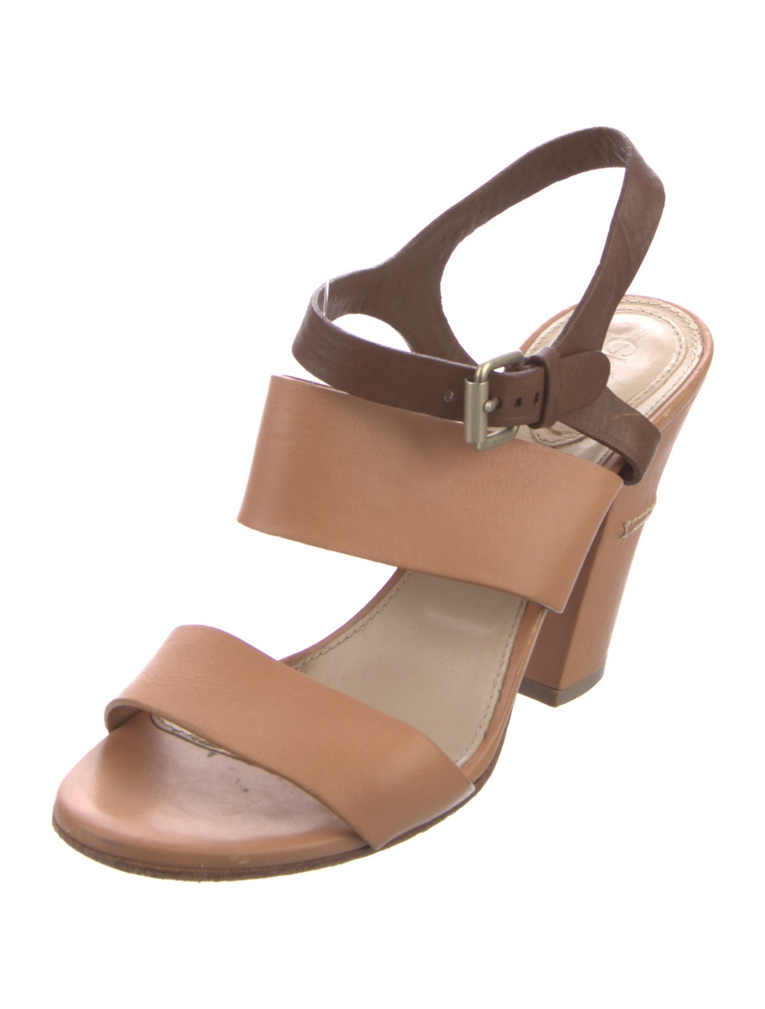 Chloé Leather Slingback Sandals