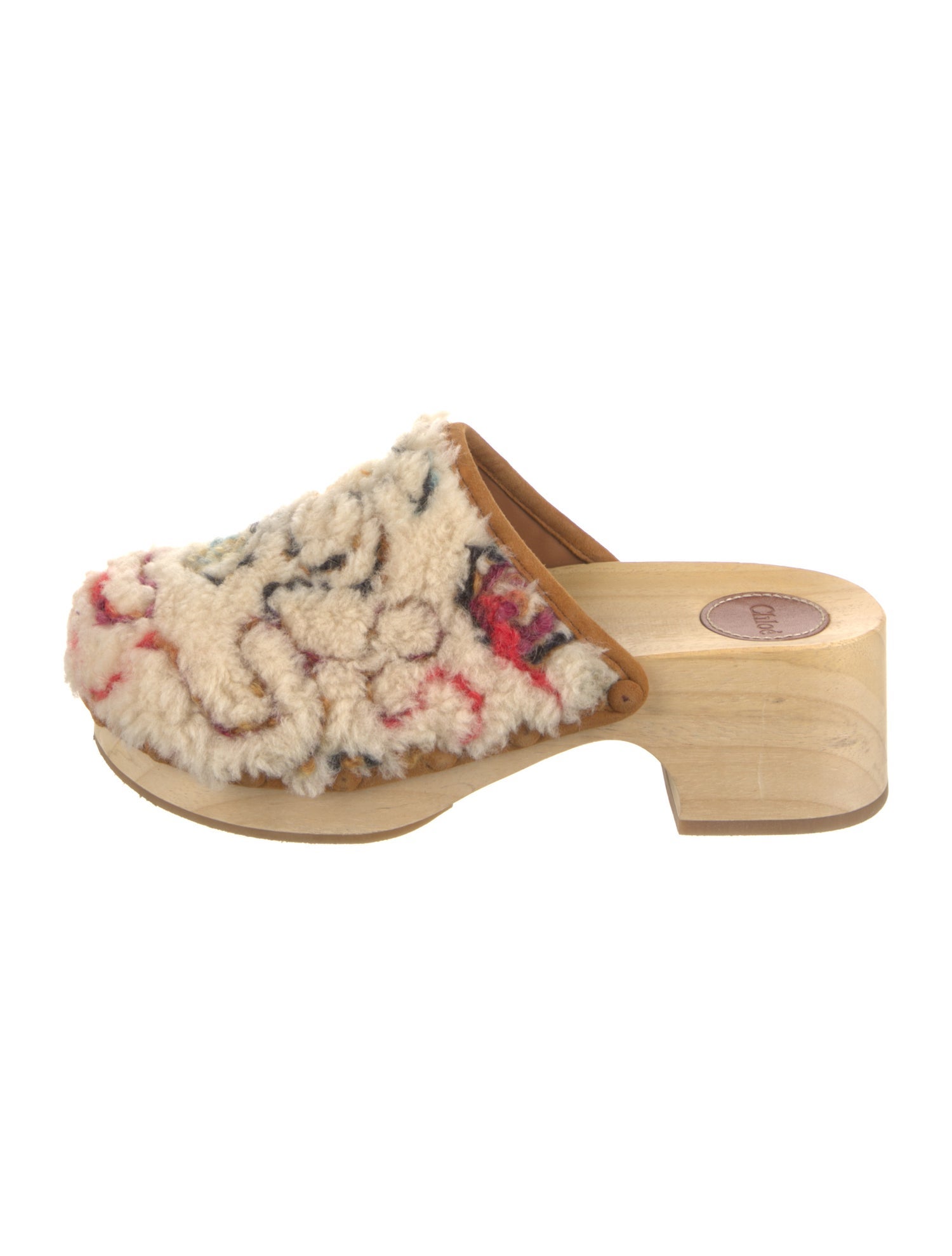 Chloé Shearling Mules