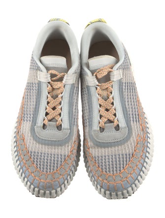 Chloé Patterned Whipstitch Trim Sneakers