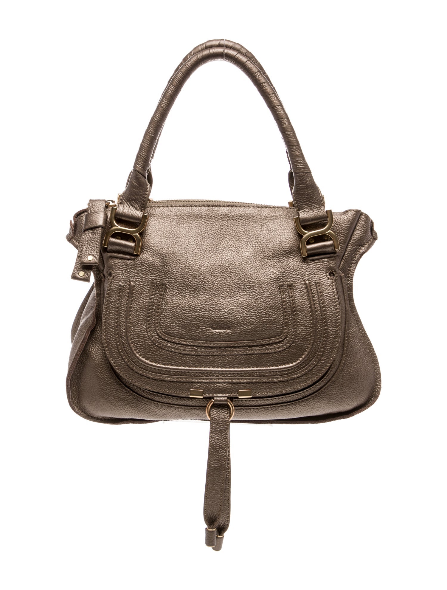 Chloé Leather Marcie Shoulder Bag Medium