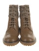Chloé Leather Combat Boots