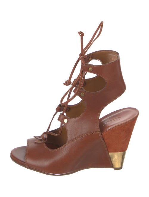 Chloé Leather T-Strap Pumps