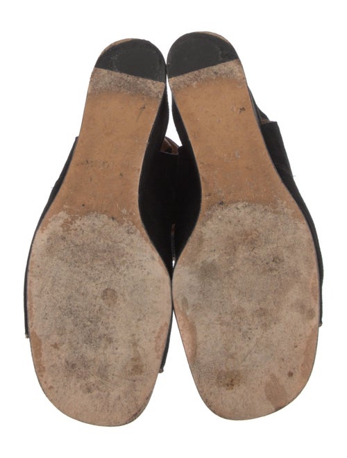 Chloé Suede Cutout Accent Slingback Pumps