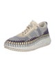 Chloé Tweed Pattern Sneakers
