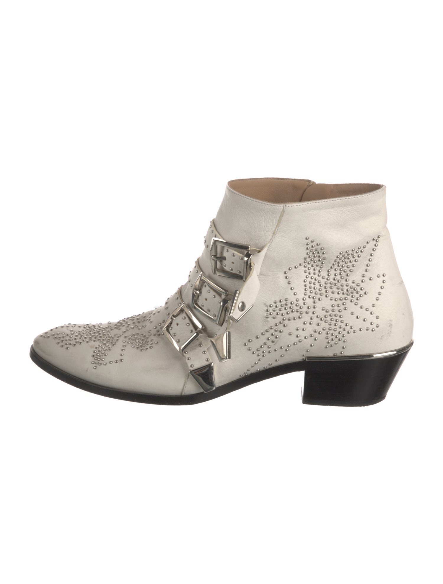 Chloé Leather Patterned Boots