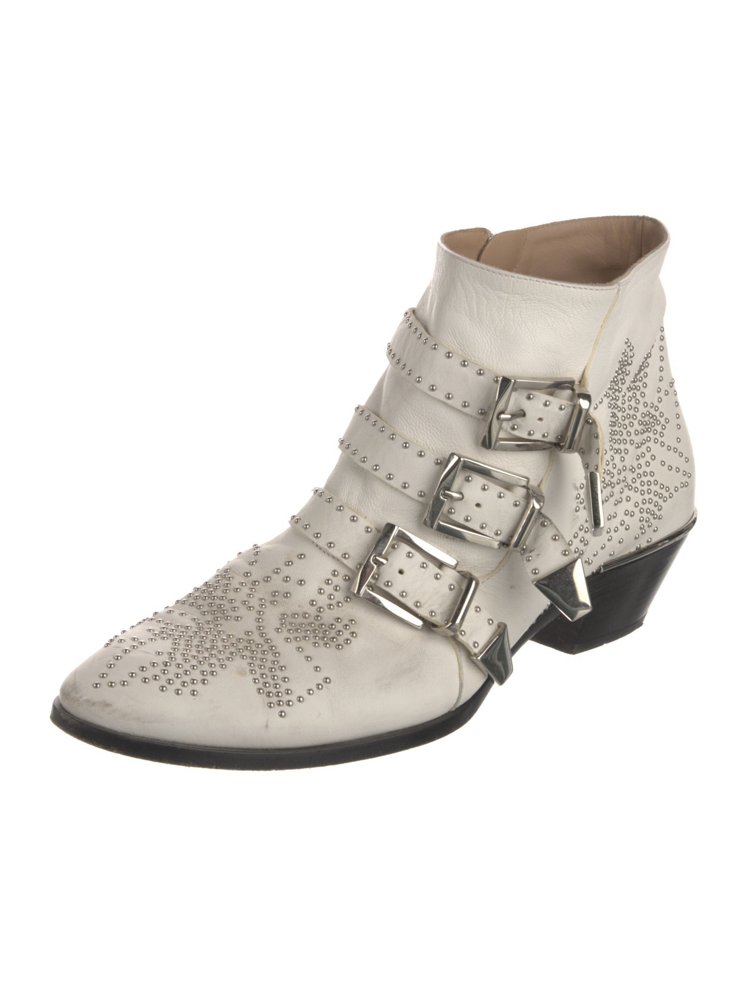 Chloé Leather Patterned Boots