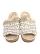 Chloé Embroidered Accent Slides