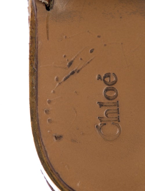 Chloé Camille Leather Slides