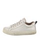 Chloé Leather Scalloped Accent Sneakers