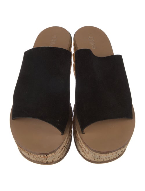 Chloé Suede Slides