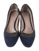 Chloé Suede Mesh Accents Pumps