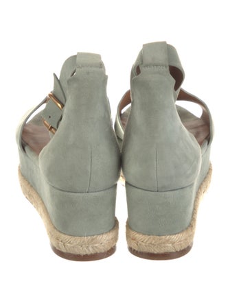 Chloé Suede Scalloped Accent Espadrilles