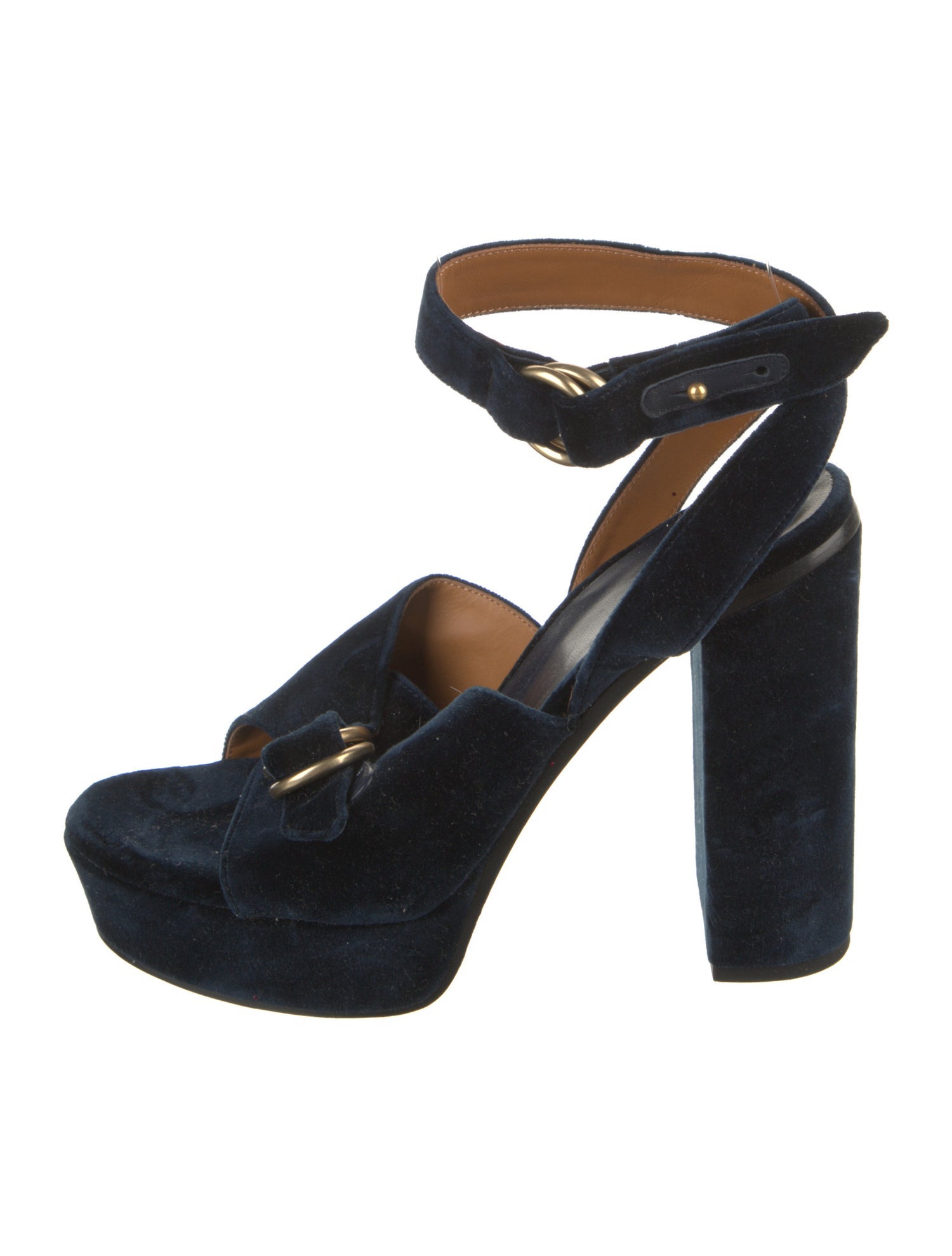 Chloé Velvet Sandals