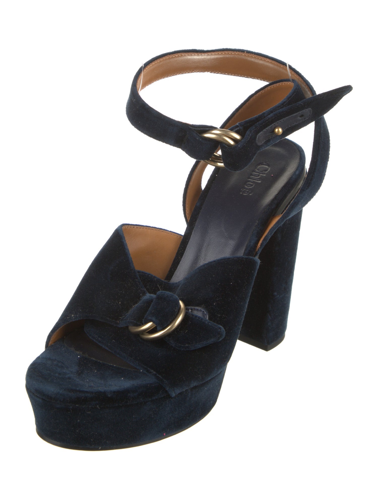 Chloé Velvet Sandals