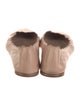 Chloé Leather Scalloped Accent Ballet Flats