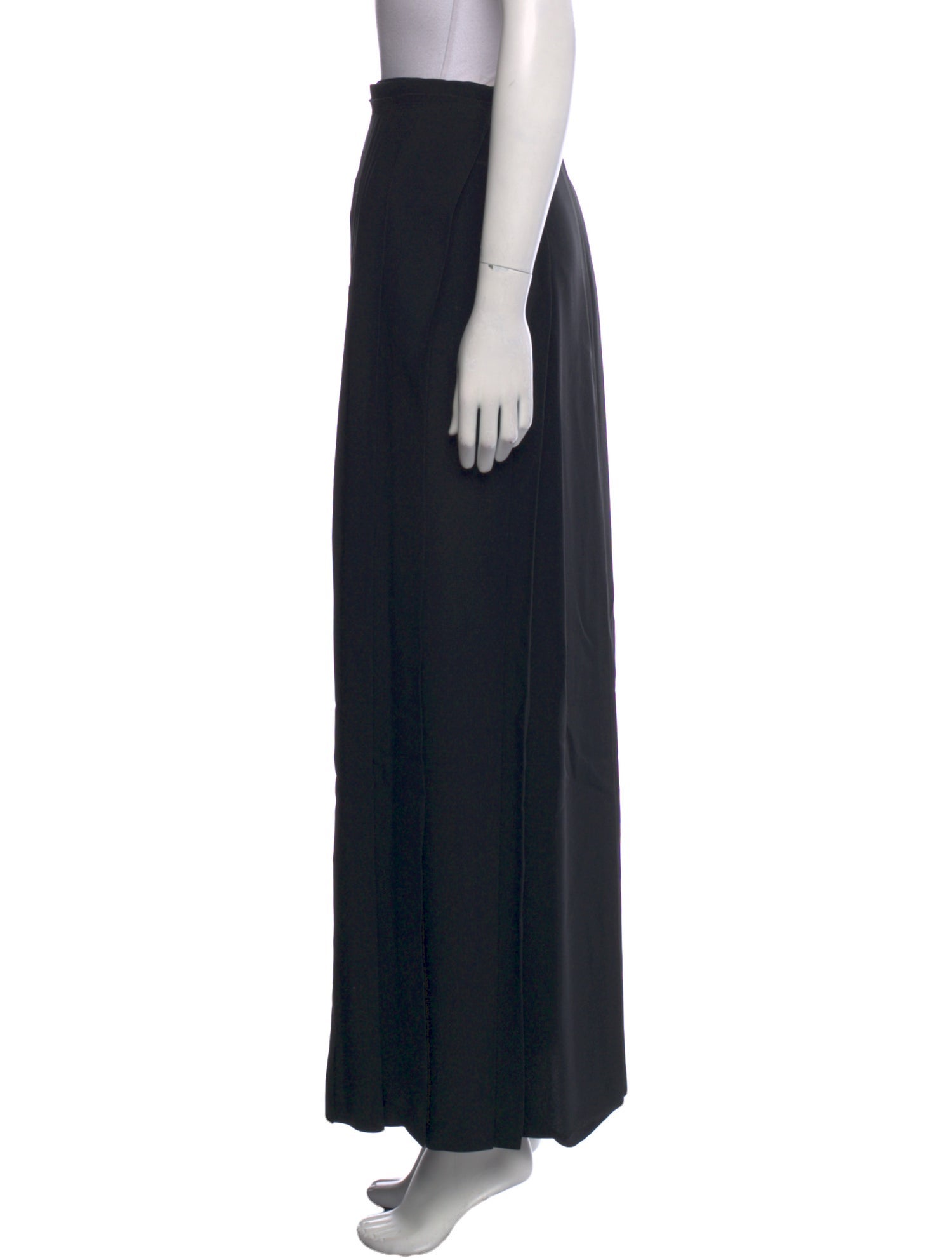 Chloé Pleated Accents Long Skirt