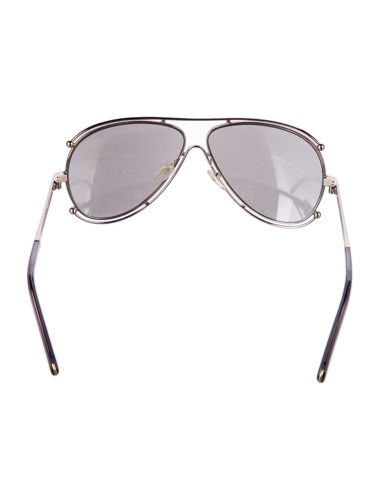 Chloé Aviator Mirrored Sunglasses