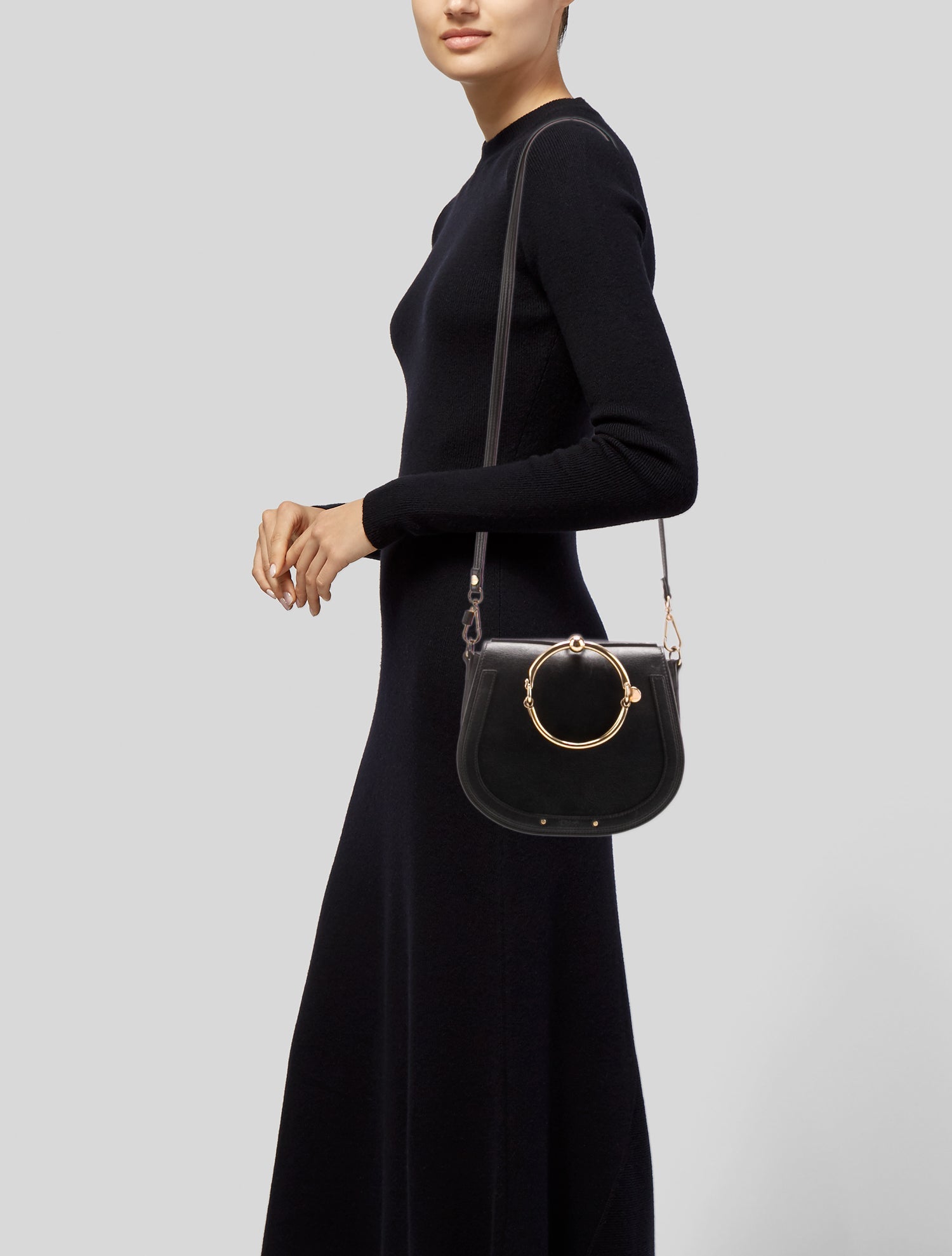 Chloé Leather Top Handle Bag Small