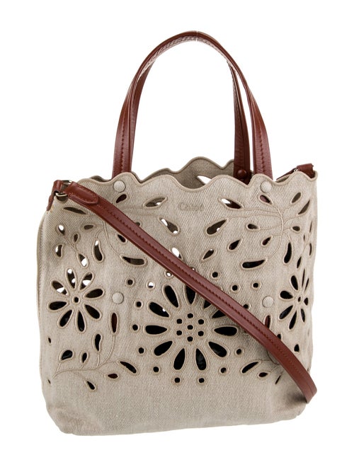 Chloé Canvas Top Handle Bag