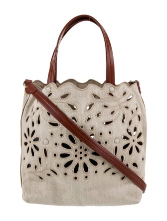 Chloé Canvas Top Handle Bag