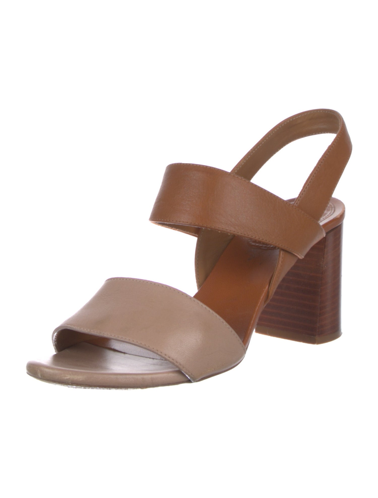 Chloé Leather Slingback Sandals