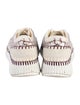 Chloé Tweed Pattern Sneakers
