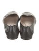 Chloé Leather Scalloped Accent Ballet Flats