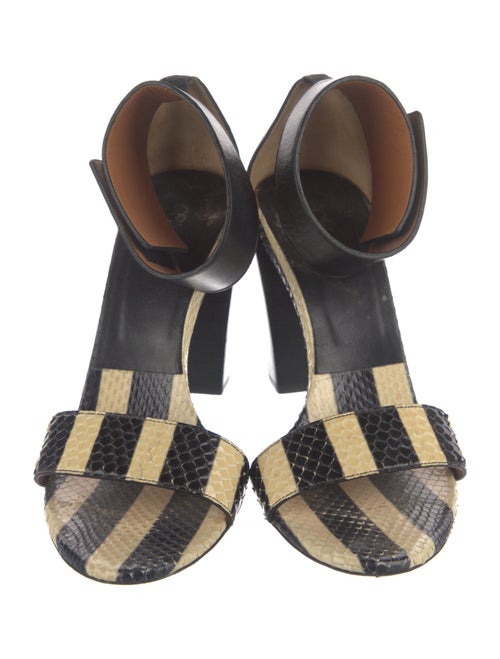 Chloé Python Sandals