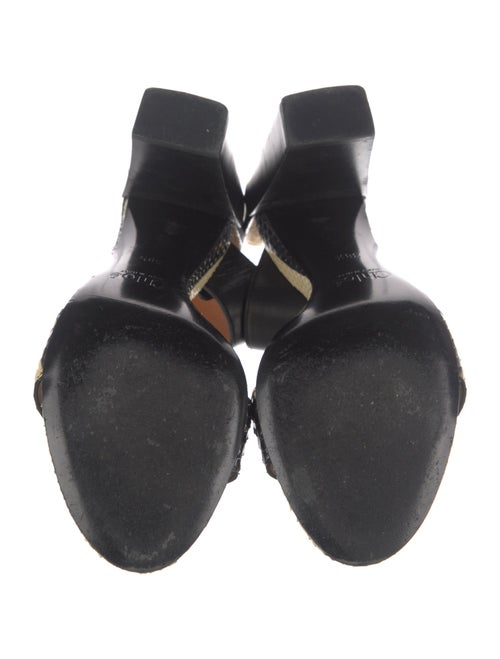 Chloé Python Sandals