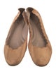 Chloé Leather Scalloped Accent Ballet Flats