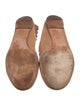 Chloé Leather Scalloped Accent Ballet Flats