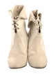Chloé Canvas Lace-Up Boots