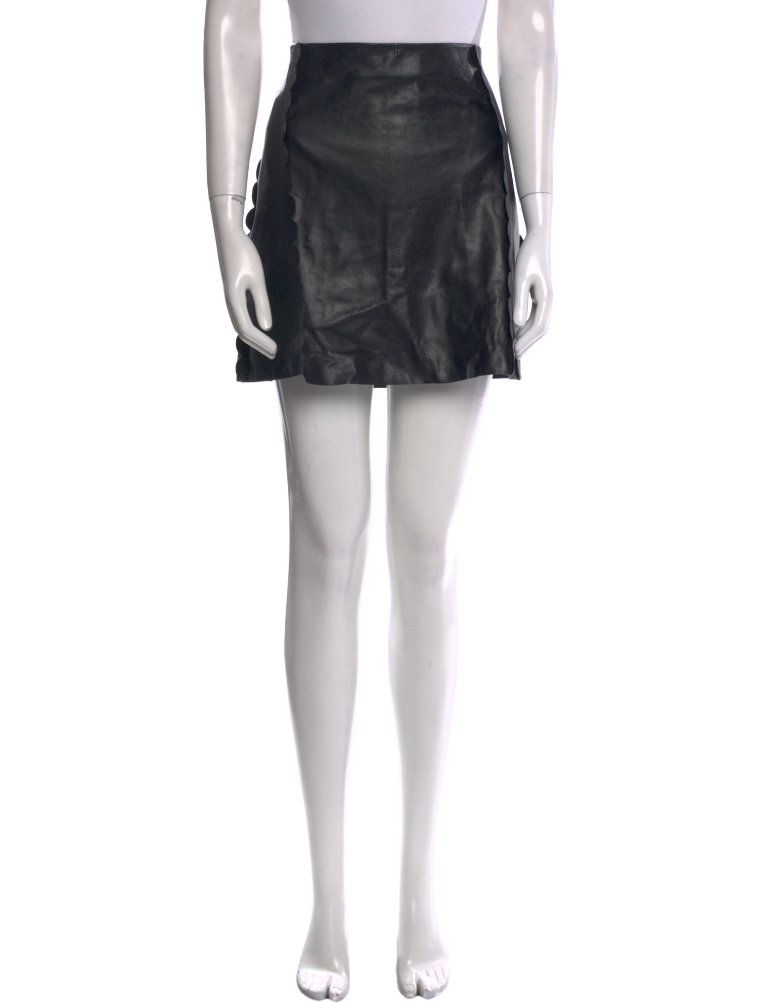 Chloé Calf Leather Mini Skirt w/ Tags